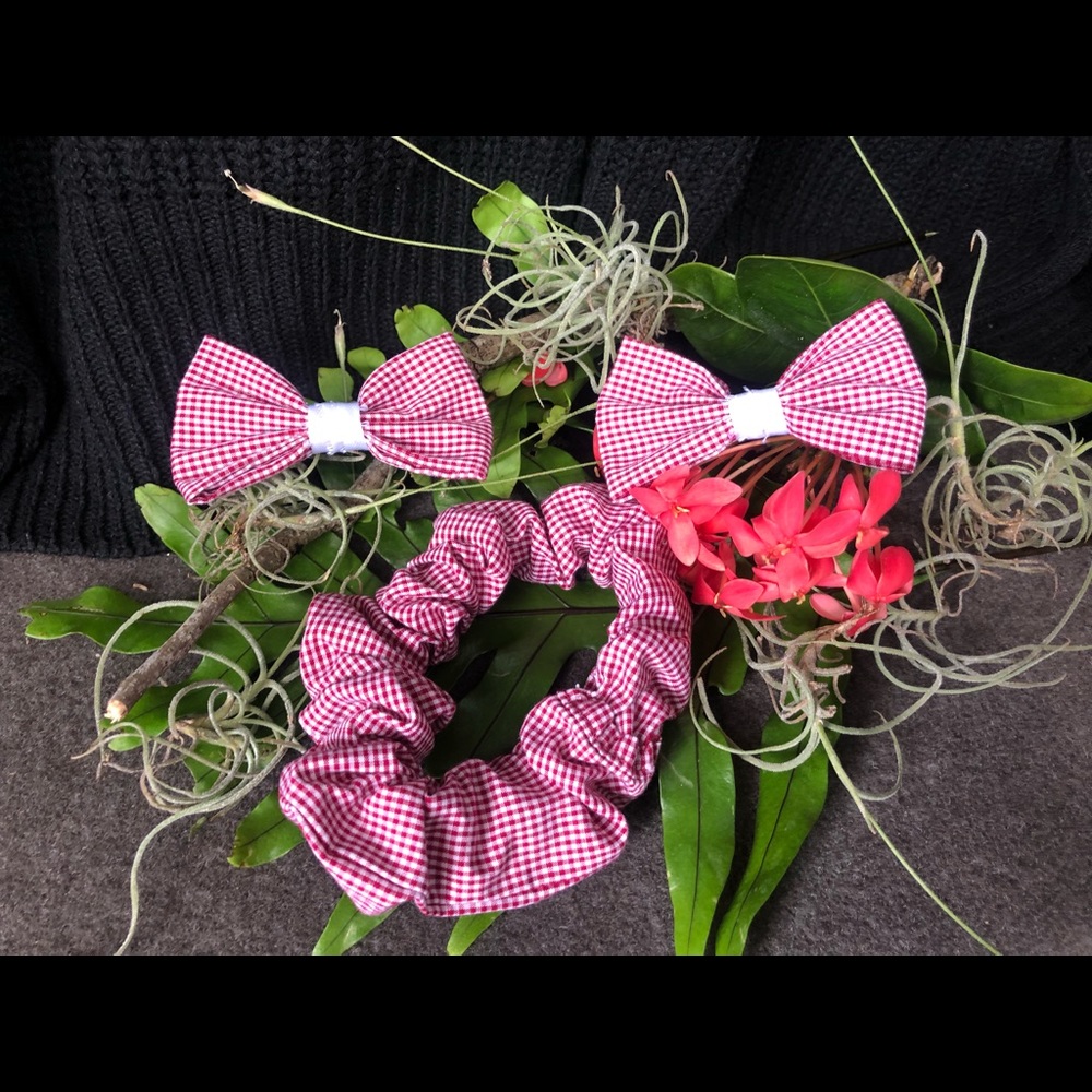 Handmade by Me! Country style  scrunchies and bow